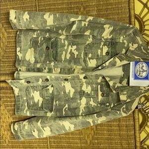 Camo denim jacket